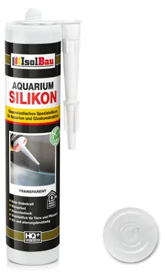 Obrázek produktu pro Isolbau Akvarijní silikon 300 ml, průhledný, 1 kus. Trvale pružný silikon pro sklo