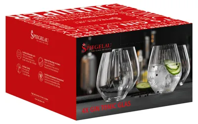 Zdjęcie produktu dla Spiegelau 4810180, Szklanka do Gin i Tonic, 625 ml, Szkło, Przezroczysty, 4 szt., 119 mm