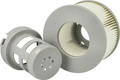 Produktbild von vhbw Filterkartusche kompatibel mit MSpa Premium Swimmingpool, Filterpumpe - Wasserfilter Grau Weiß