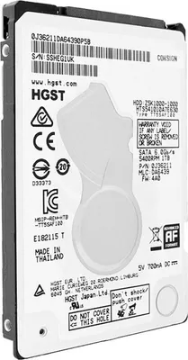Immagine prodotto di Hdd Hard Disk Disco Rigido 1000gb 1tb 2,5" Notebook Thin Slim Hts541010a7e630
