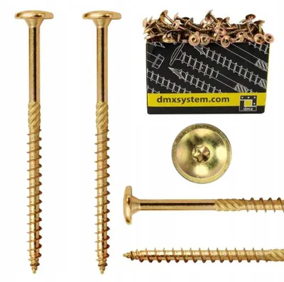 Immagine prodotto di CT 50x viti da costruzione 8x160mm T40 testa a disco viti da costruzione per legno viti per legno