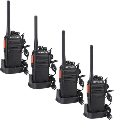 Produktbild von Portable Kommunikationsgerät mit 16 Kanälen - Oplaadbare Funkgeräte mit Headset und USB-Lader