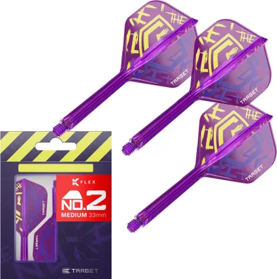 Produktbild von Target Darts Luke Littler World Champion K Flex Flights - Lang 33mm, No.2