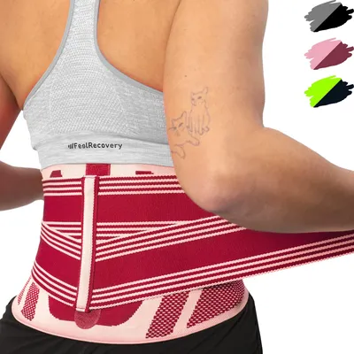 Produktbild von Rückenbandage Unterer Rücken, ergonomische Unterstützung, XL, für Arbeit und Sport