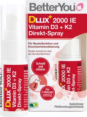 Immagine prodotto di Betteryou Vitamina D3+K2 Spray diretto 12 ml