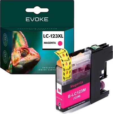 Image de Cartouche pour Brother 123XM LC123M ️️ DCP J132W J152W J552DW J752DW ️