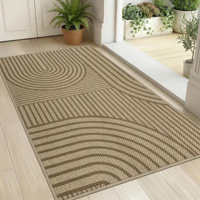 Produktbild von Omgoods – Waschbare, rutschfeste Fußmatte (50 x 80 cm) für Innen- und Außenbereich