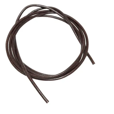 Produktbild von Lederband Rundschnur Rindleder 2mm braun gefärbt ca. 1m braun 2mm