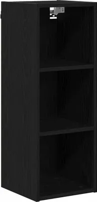 Produktbild von vidaXL Hängeschrank Schwarz Eichen-Optik 30 x 29,5 x 80 cm