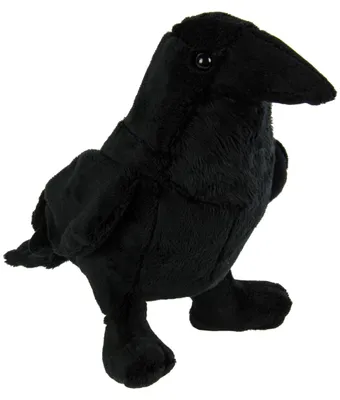 Produktbild von Plüsch Rabe 19cm als Geschenk für Kinder & Halloween-Fans oder als Deko