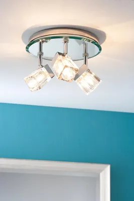 Produktbild von Paulmann WallCeiling Trabani IP44 3x20W G9 Chrom/Transparent 230V Metall/Glas