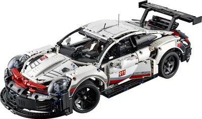 Produktbild von LEGO Technic Porsche 911 RSR, Rennauto Bausatz für Fortgeschrittene, exklusives Sammlerstück 42096
