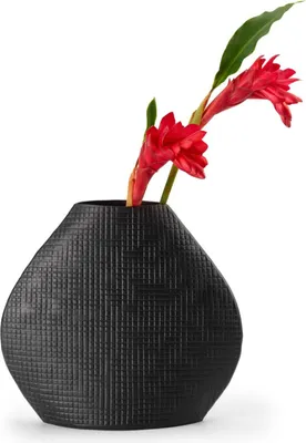 Produktbild von Philippi Moderne Vase OUTBACK S mit kariertem Muster