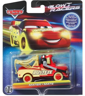 Image de Véhicule cars glow racers : dépanneuse martin - voiture miniature - mattel - hpg78