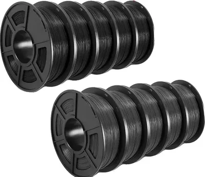 Obrázek produktu pro 3D filament, 10 kg, bez zápachu a šetrný k životnímu prostředí, PETG-5BK 5GY