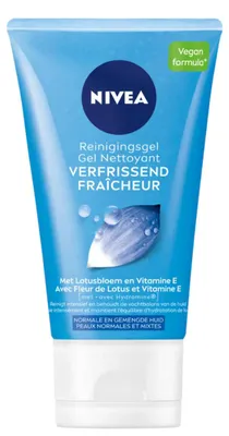 Productafbeelding van Nivea Essentials verfrissende reinigingsgel normale tot gemengde huid 150ML