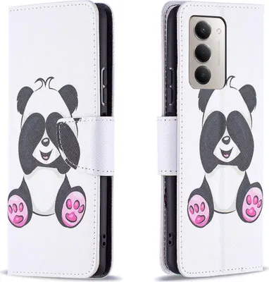 Produktbild von Für Xiaomi Redmi 15 5G Kunstleder Motiv Design Book Wallet Schutz Tasche Hülle