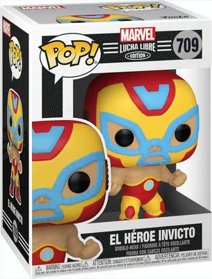 Immagine prodotto di Funko Marvel Luchadores POP! figura in vinile Iron Man 9 cm FK53871