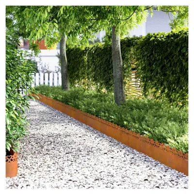 Produktbild von Rasenkanten 30 Stück Rostig 103 x 0,05 x 22 cm Wetterfeststahl