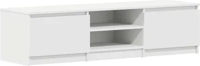 Obrázok produktu pre vidaXL TV skrinka biela 140×40×35,5 cm odvodený výrobok z dreva