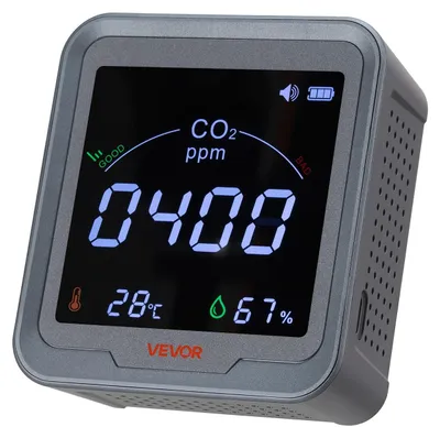 Zdjęcie produktu dla Detektor Co2 Vevor Z Wyświetlaczem Temperatury I Wilgotności Mocny
