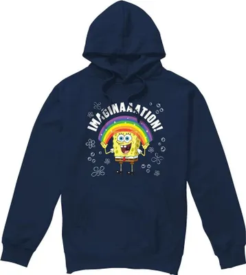 Obrázek produktu pro SpongeBob SquarePants - Pánská mikina s kapucí "Imagination" TV8811 (M) (Navy)