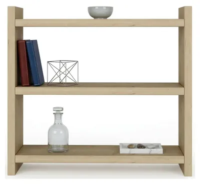 Produktbild von Rizza - Regal, 44x10x40h cm Eiche Hellbraun, 2 Böden