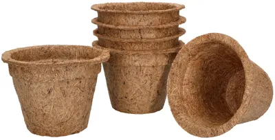 Zdjęcie produktu dla KOTARBAU® 6-częściowy zestaw doniczek kokosowych 10x8 cm