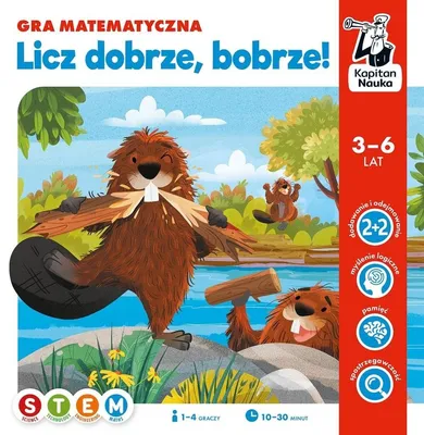 Obrázok produktu pre Počítaj správne, boborajte! Učebnica matematiky pre deti