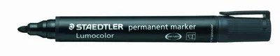 Obrázek produktu pro STAEDTLER Lumocolor - Černá - Kulatý hrot - Černá - 2 mm - Německo - 1 ks