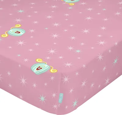 Immagine prodotto di Lenzuolo HappyFriday MR FOX Colorato Rosa 60 x 120 x 14 cm