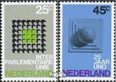 Produktbild von Briefmarken Niederlande 1970 Mi 946-947 (kompl.Ausg.) postfrisch UNO
