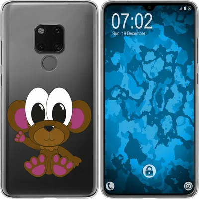 Produktbild von PhoneNatic Case kompatibel mit Huawei Mate 20 Silikon-Hülle Cutiemals M3