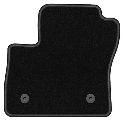Produktbild von Fahrermatte Velours für Ford C-MAX MK2 2011-2015 (Minivan) – 1-tlg, Schwarz, passgenau – Wielganizator BASIC