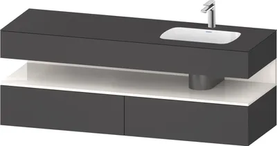 Produktbild von DURAVIT QA4796022490000 QTG EWT KWTU 1600 Wß Hgl. Be