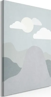 Produktbild von Vlies Leinwandbild - Mountain Adventure (1 Part) Vertical 20x30 cm Für Kinder c-A-0198-b-a