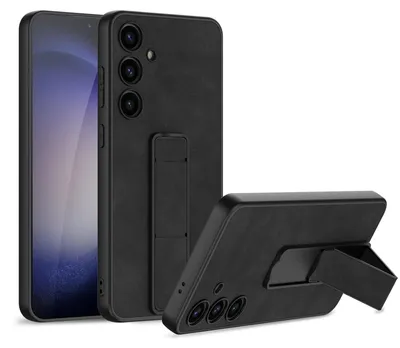 Produktbild von Für Samsung Galaxy S24 Plus GKK Skin Feel Frosted mit Halterung Schutzhülle Cover Handy Tasche Hülle Schwarz