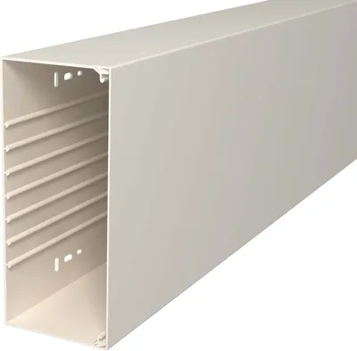 Produktbild von Rohr Wand+Decke mit Obert. 100 x 230 mm, PVC - Wireway 100x230mm RAL9001