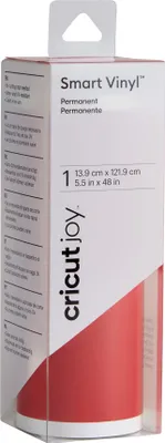 Obrázok produktu pre Cricut Joy Smart Vinyl, Permanentný, Červená, Vinyl, 1219,2 mm, 139,7 mm