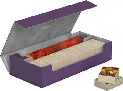 Zdjęcie produktu dla Pudełko na karty Ultimate Guard - Superhive 550+ Standard Size XenoSkin Purple