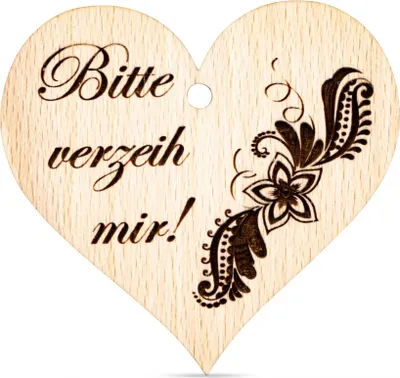 Produktbild von Anhänger Bitte verzeih mir!