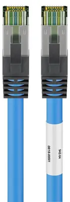 Obrázek produktu pro Goobay 45664, 10 m, Cat8.1, S/FTP (S-STP), RJ-45, RJ-45, Modrá