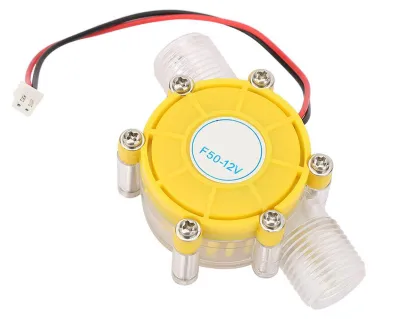 Mikro-Hydrogenerator 12V, gelb, 90g, DC-Turbine, DIY