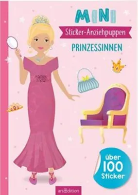 Produktbild von Mini-Sticker-Anziehpuppen - Prinzessinnen