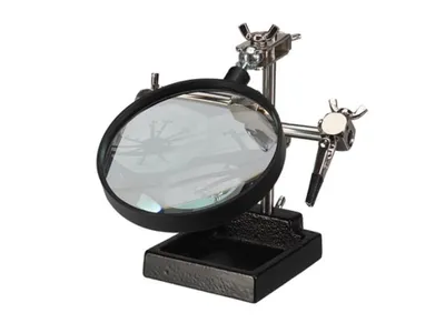 Produktbild von Dritte Hand mit Vergrößerungsglas