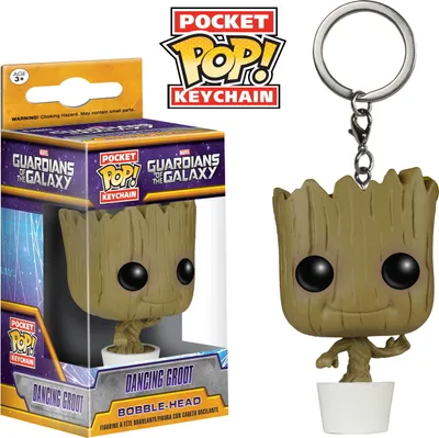 Produktbild von Marvel Guardians of the Galaxy - Dancing Groot  - Schlüsselanhänger Funko Pocket POP! Keychain