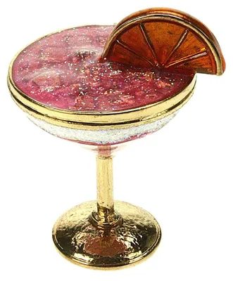 Image de Verre à cocktail décoratif Meander, avec motif d'orange