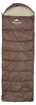 Obrázek produktu pro Turistický spací pytel Naturehike U250 NH20MSD07 190 x 75 cm, hnědý, levý