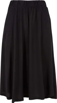 Produktbild von Urban Classics Mittellanger Rock Damen Ladies Viskose Skirt schwarz S
