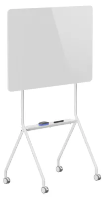 Immagine prodotto di Lavagna bianca VDD Office - Lavagna bianca orizzontale con ripiano - Modello mobile